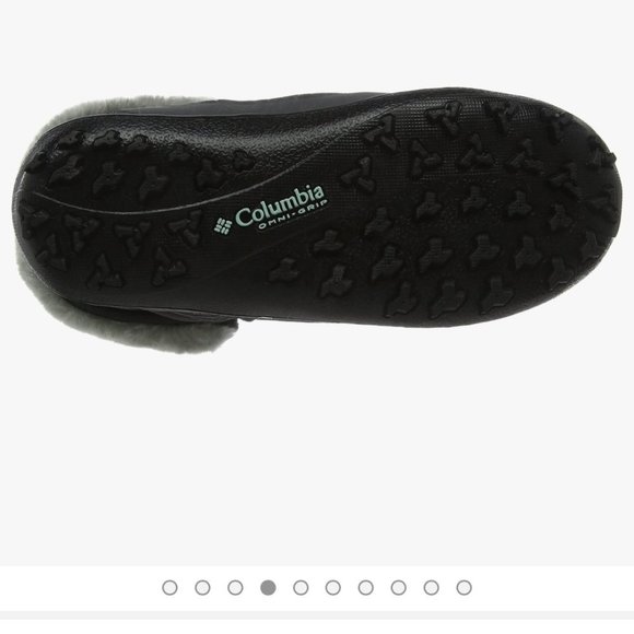 Columbia Youth size 4 Minx Shorty Omni heat waterproof-K snow boot in black/grey - Picture 10 of 15